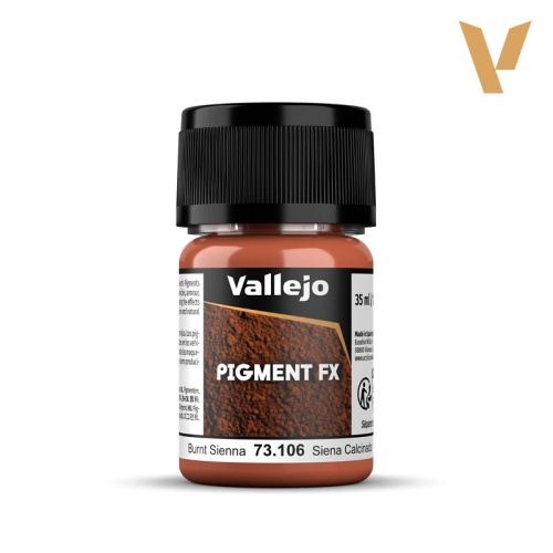 Vallejo 73106 Burnt Sienna pigment 35ml