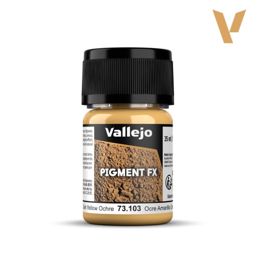 Vallejo 73103 Dark Yellow Ochre pigment 35ml