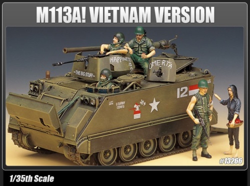 M113A1 Vietnam War with 1:35 figures Academy 13266