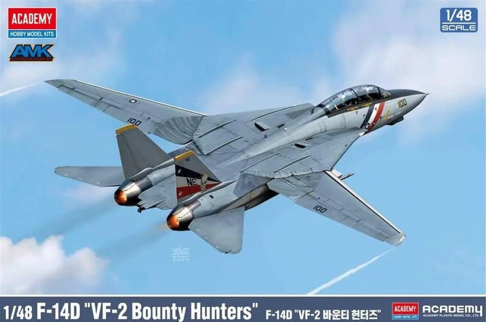 Zdjęcie USN F-14D VF-2 Bounty Hunters 1:48 Academy 12370