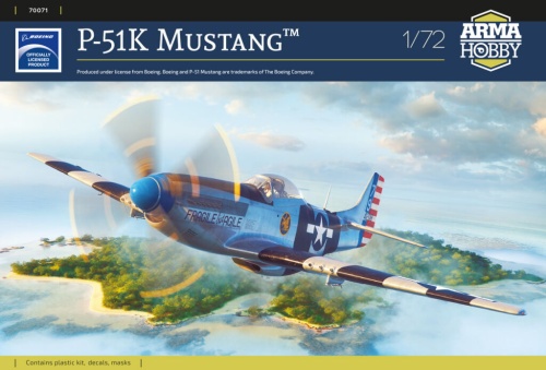 P-51K Mustang 1:72 Arma Hobby 70071