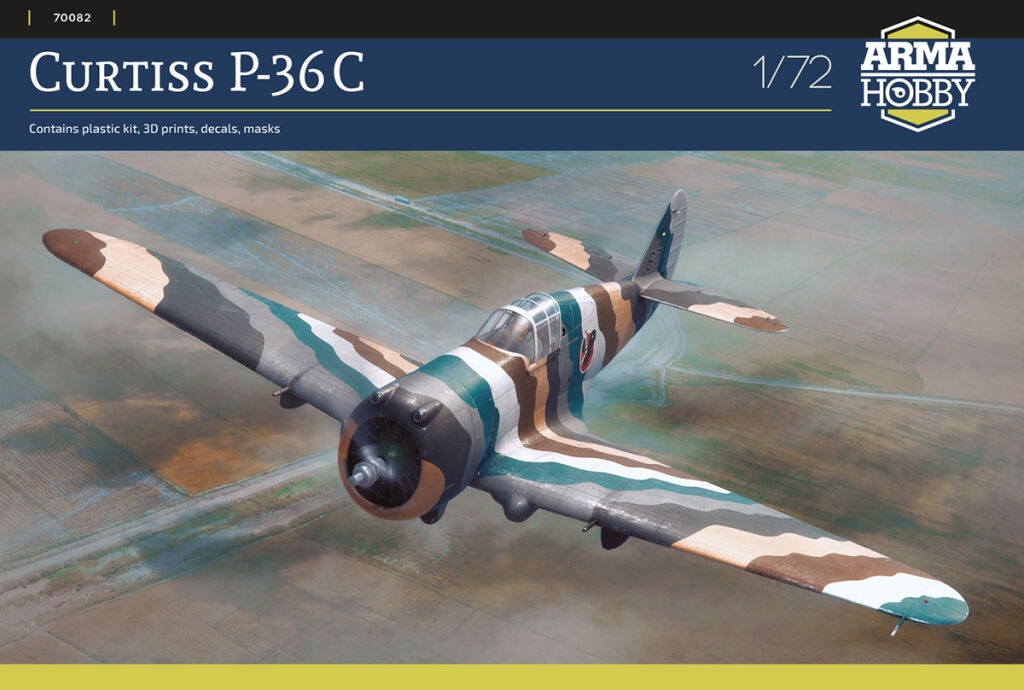 Zdjęcie Curtiss P-36C 1:72 Arma Hobby 70082