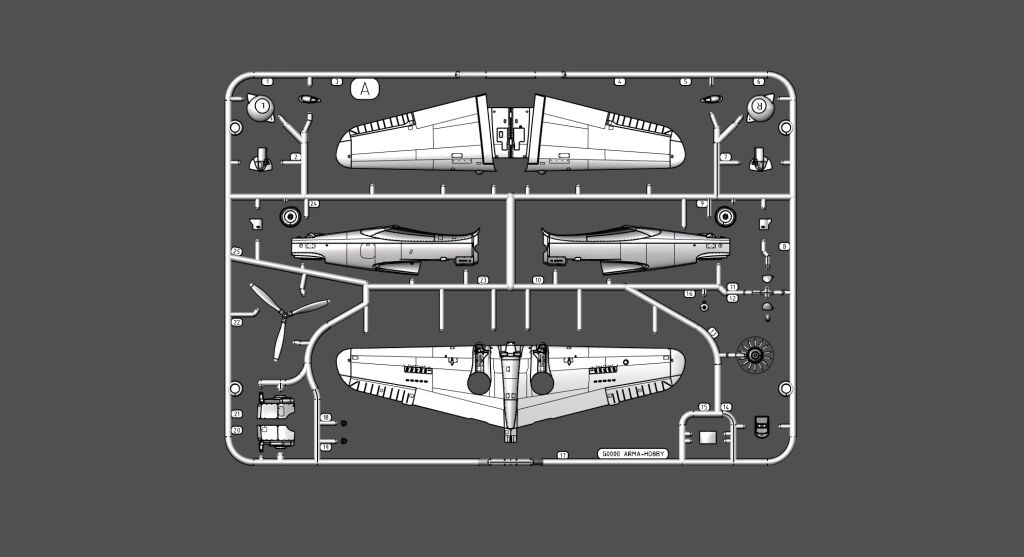 Zdjęcie Curtiss P-36C 1:72 Arma Hobby 70082