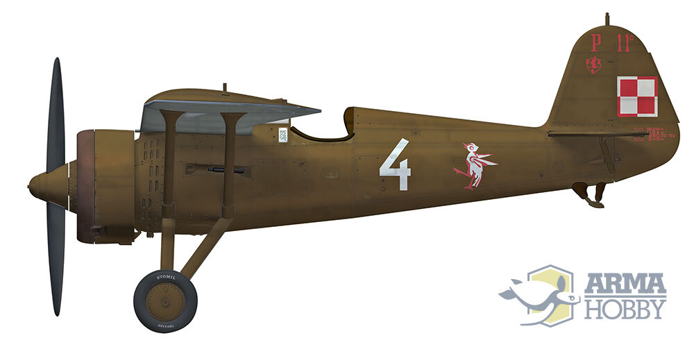 Zdjęcie PZL P.11c 1:48 Arma Hobby 40002