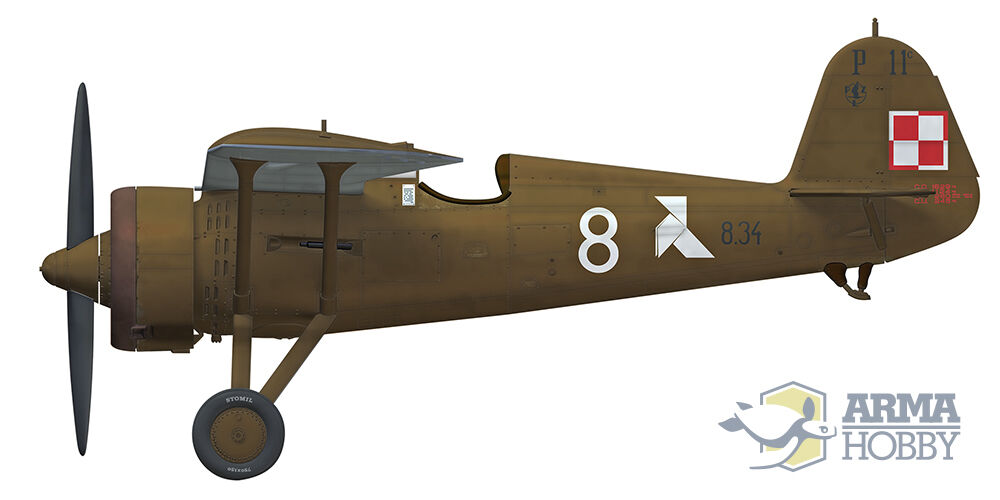 Zdjęcie PZL P.11c 1:48 Arma Hobby 40002