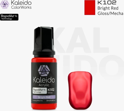 Kaleido K102 Bright Red paint 20ml