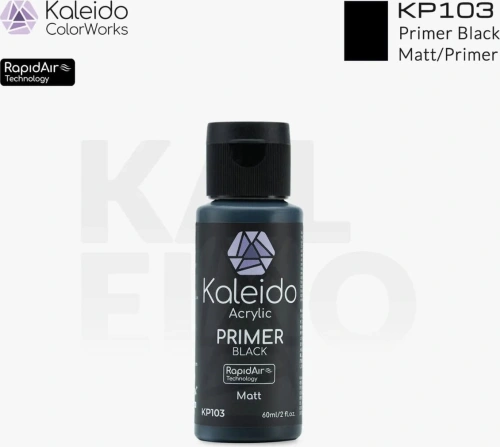 Kaleido KP103 Primer Black Matt paint 60ml KP103