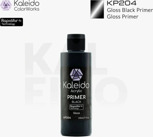 Kaleido KP204 Gloss Black Primer paint 210ml