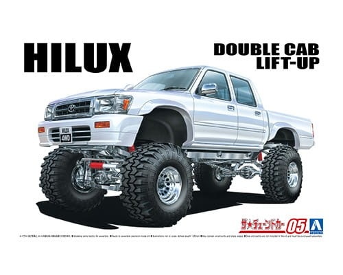 Toyota Hilux Double-Cab \'94 (Lifted Up) 1:24 Aoshima 061312