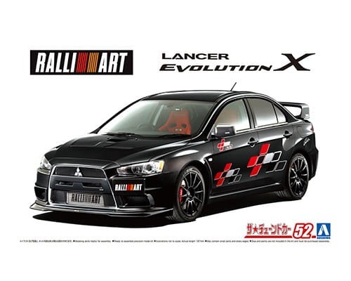 Mitsubishi Lancer Evolution X Ralliart CZ4A 1:24 Aoshima 059876