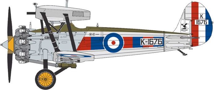 Zdjęcie Bristol Bulldog Mk.IIA 1:48 Airfix 05145