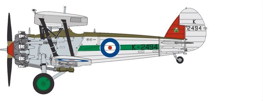 Zdjęcie Bristol Bulldog Mk.IIA 1:48 Airfix 05145