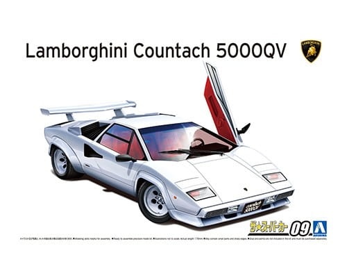Lamborghini Countach 5000QV ƒ'85 1:24 Aoshima 059456