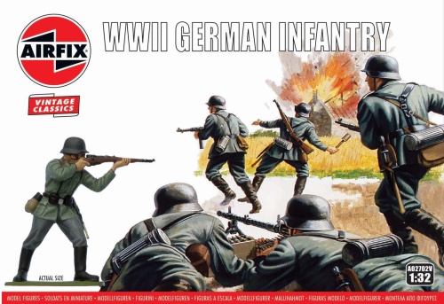 WWII German Infantry 1:32 Airfix 02702V