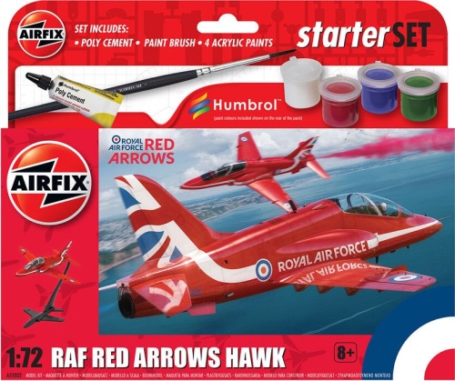 Red Arrows Hawk Starter Set 1:72 Airfix 55002