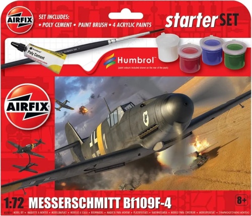 Messerschmitt Bf109F-4 Starter Set 1:72 Airfix 55014