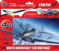 Zdjęcie North American P-51D Mustang Starter Set 1:72 Airfix 55013