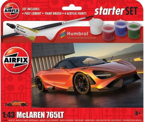 McLaren 765LT Starter Set 1:43 Airfix 55006