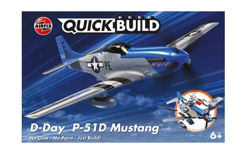 D-Day P-51D Mustang QUICKBUILD Airfix 6046 (bricks)