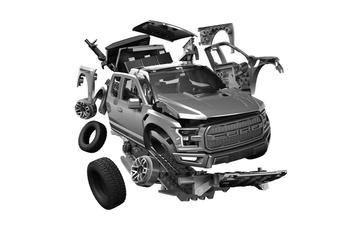 Zdjęcie Ford F-150 Raptor QUICKBUILD Airfix 6053 (klocki)