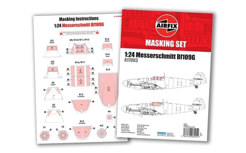 Masking set for Messerschmitt Bf 109G-5/G-6 1:24 Airfix 65009