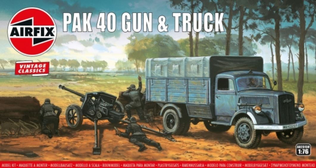 Zdjęcie Opel Blitz and Pak 40 Gun 1:76 Airfix 02315V
