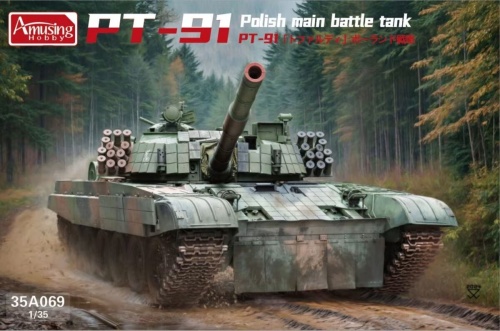 PT-91 Twardy Polish Main Battle Tank 1:35 Amusing Hobby 35A069