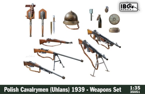 Polish Cavalrymen (Uhlans) 1939 - Weapon Set 1:35 IBG 35051