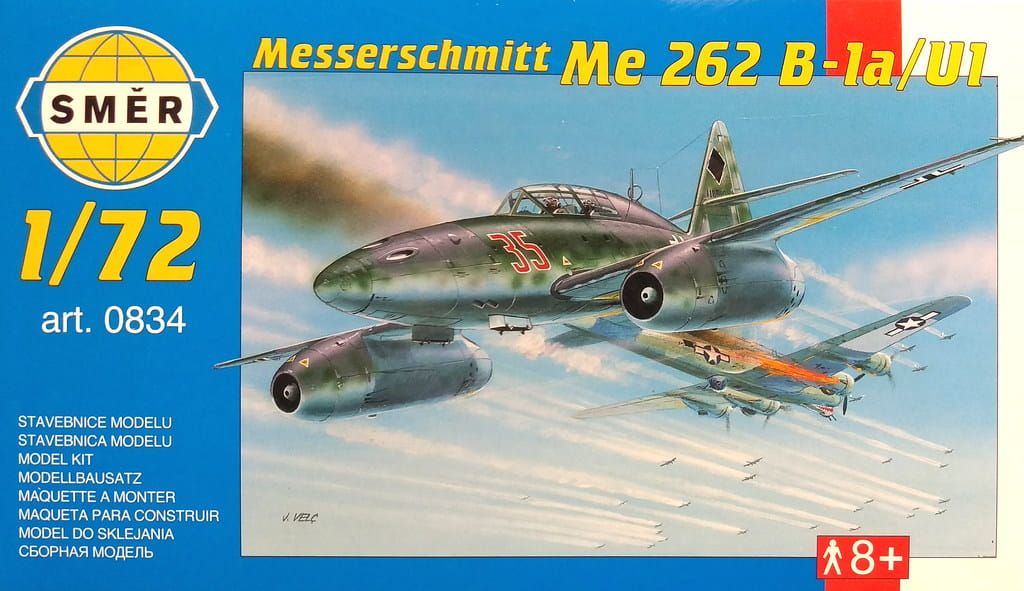 Zdjęcie Messerschmitt Me 262 B-1a/U1 1:72 Smer 0834