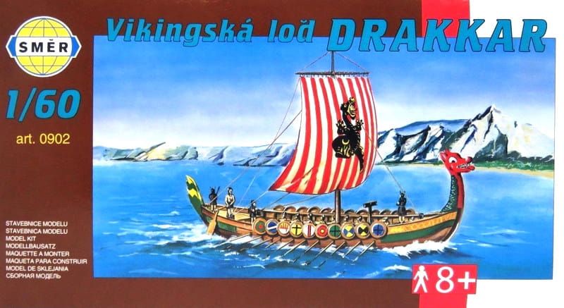 Zdjęcie Drakkar Łódź Wikingów 1:60 Smer 0902