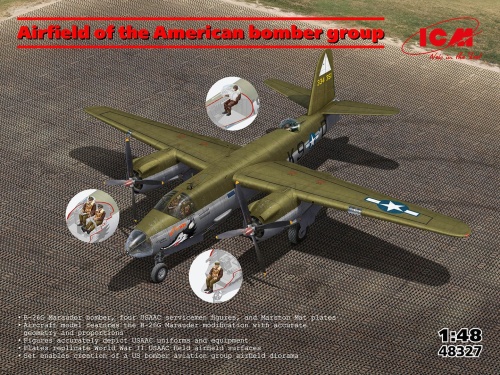 American Bomber Group Airfield 1:48 ICM 48327