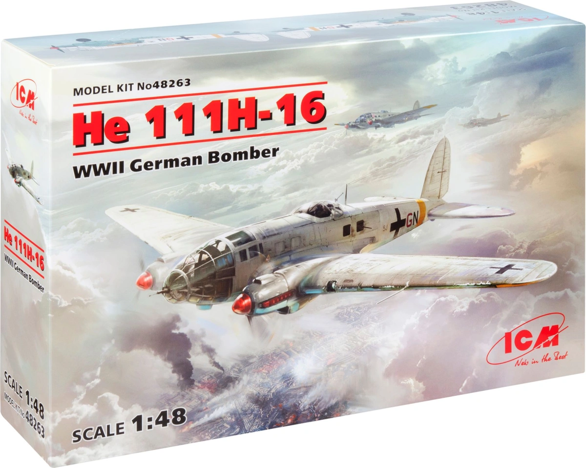 Zdjęcie Heinkel He 111H-16 1:48 ICM 48263