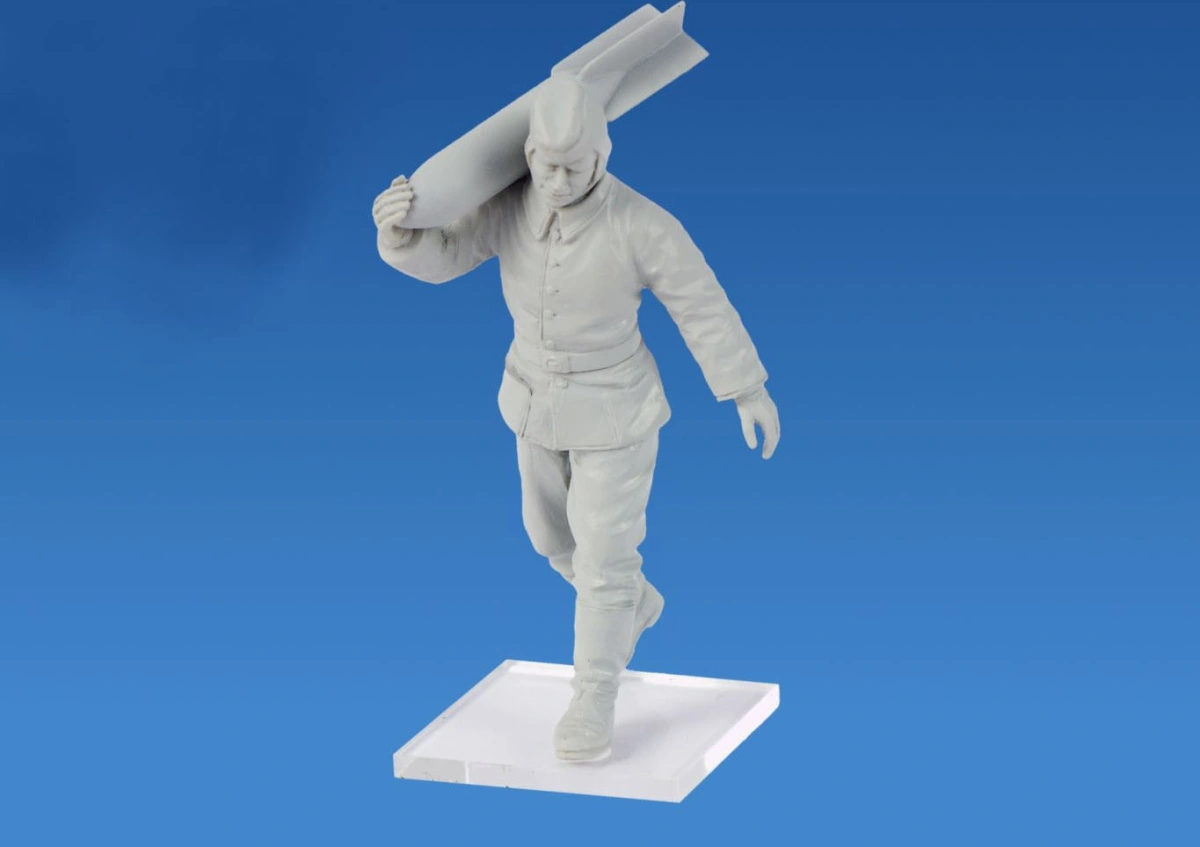 Zdjęcie Messerschmitt Bf 109F-4 z personelem niemieckiej Luftwaffe 1:48 ICM 48804