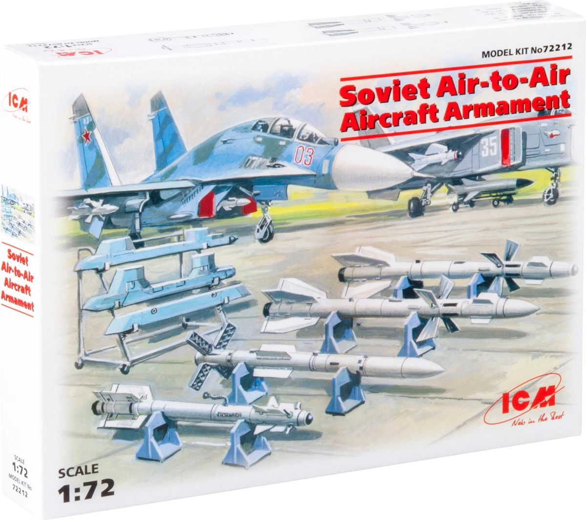 Zdjęcie Radzieckie uzbrojenie samolotów powietrze-powietrze 1:72 ICM 72212