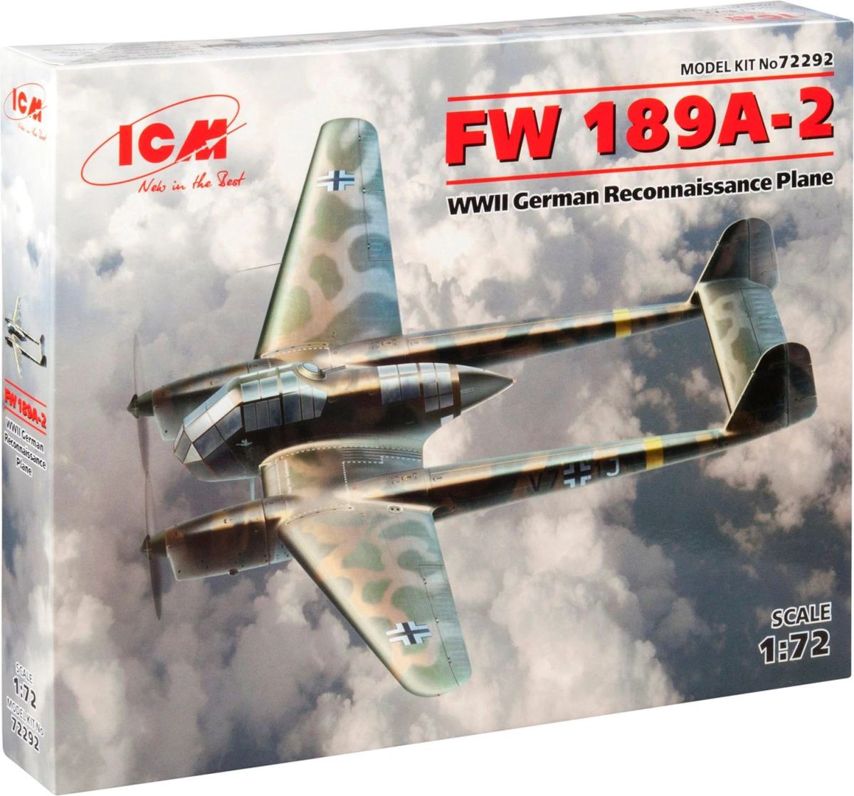 Zdjęcie Focke-Wulf Fw-189A-2 1:72 ICM 72292