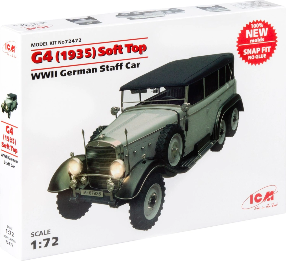 Zdjęcie G4 (produkcja 1935) Soft Top 1:72 ICM 72472
