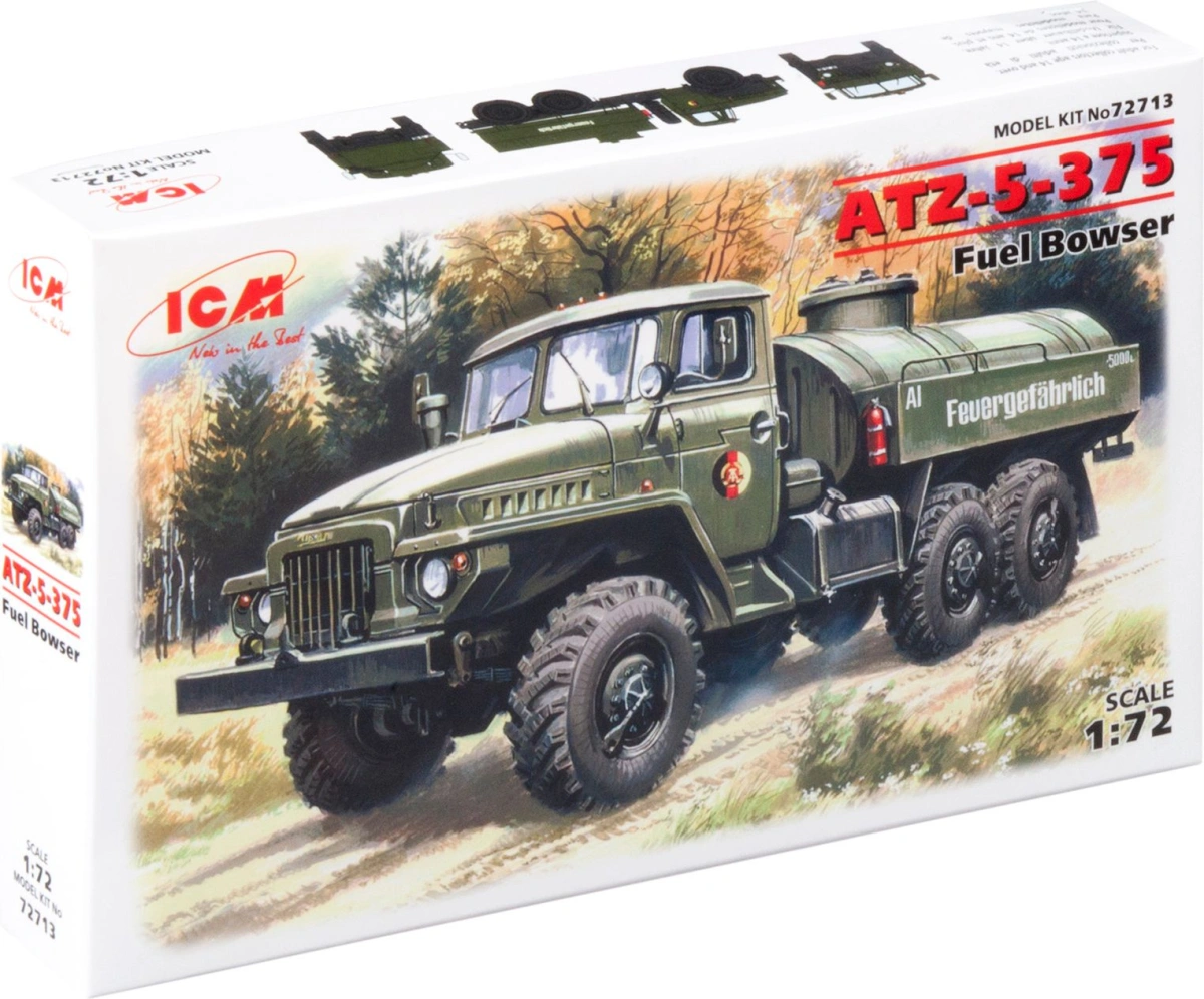 Zdjęcie ATZ-5-375 Cysterna paliwowa 1:72 ICM 72713