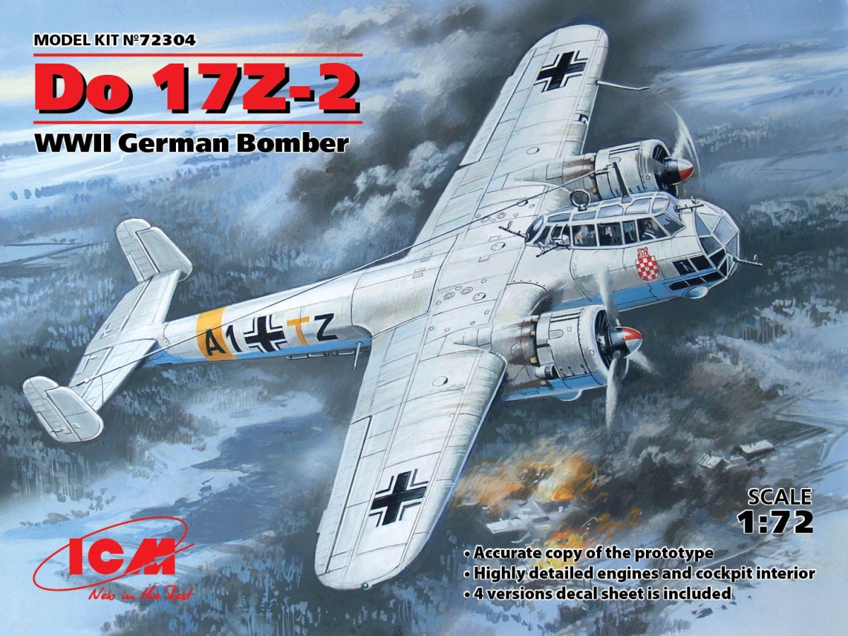 Zdjęcie Dornier Do 17Z-2 1:72 ICM 72304