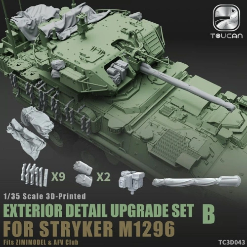 Stryker M1296 Exterior Detail Set B 1:35 Toucan TC3D043