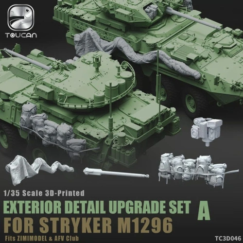Stryker M1296 Exterior Detail Set A 1:35 Zimi Model TC3D046