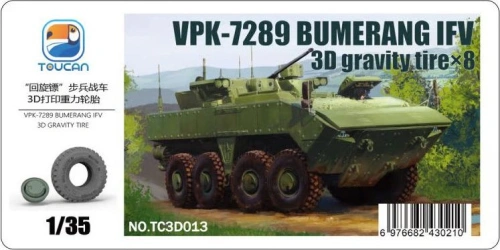VPK-7289 Bumerang IFV - Gravitational Tires (8 pcs.) 1:35 Zimi Model TC3D013