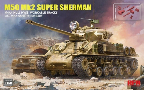 M50 Mk2 Super Sherman (M4A4 Hull HVSS) Standard Version 1:35 Rye Field Model 5150