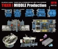 Zdjęcie Tiger I Mid Production z pełnym wnętrzem, przezroczystymi elementami i ruchomymi gąsienicami 1:35 Rye Field Model 5152