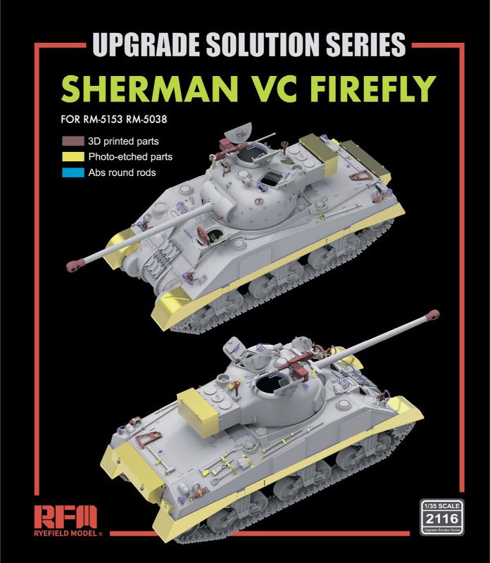 Zdjęcie Sherman VC Firefly Upgrade Solution Series 1:35 Rye Field Model 2116
