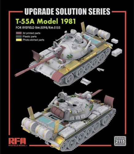 T-55A Model 1981 Upgrade Solution Series 1:35 Rye Field Model 2115