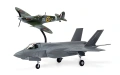 Zdjęcie Supermarine Spitfire Mk.Vc & F-35B Lightning II 1:72 Airfix A50190