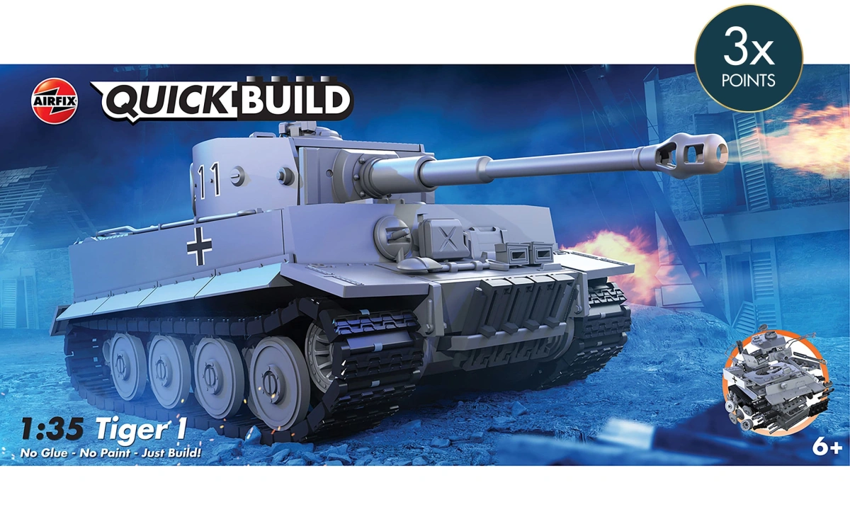 Zdjęcie Tiger I 1:35 Airfix 6041 klocki