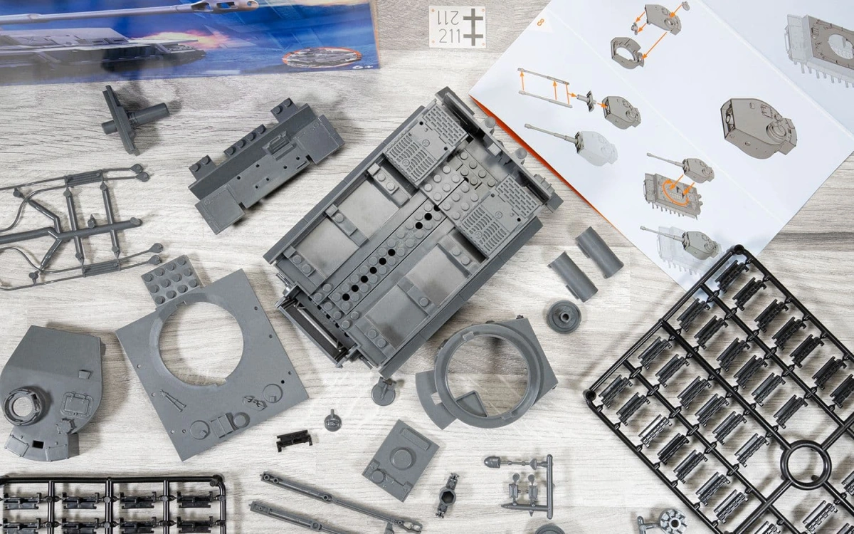 Zdjęcie Tiger I 1:35 Airfix 6041 klocki
