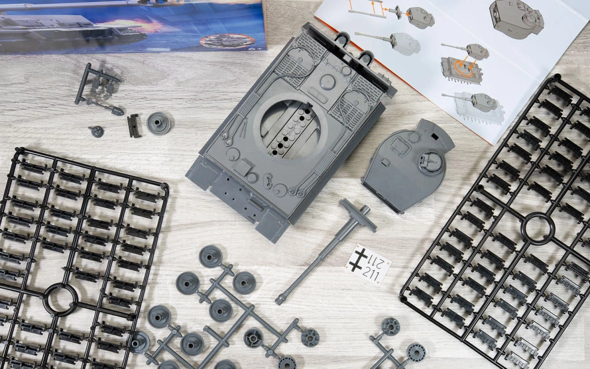 Zdjęcie Tiger I 1:35 Airfix 6041 klocki