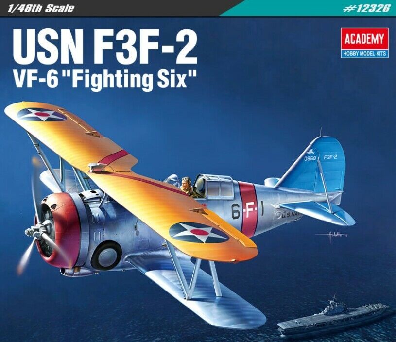 Zdjęcie US Navy Fighter F3F-2 1:48 Academy 12326